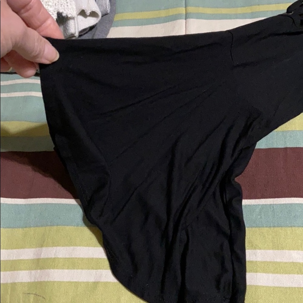 Black Pullover Loose Fitting Top. Euc - image 3